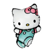 Hello Kitty у м'ятному комбінезоні